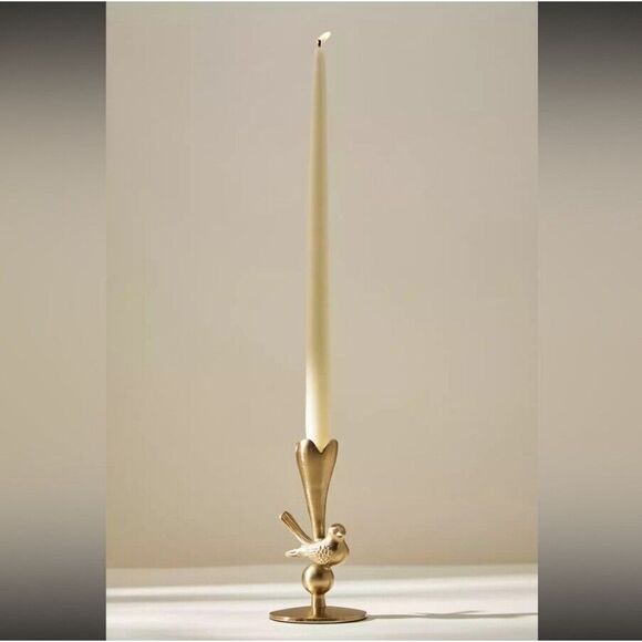 Set of 2 Anthropologie Marizia Sparrow Candlestick Holder Small - Picture 4 of 4